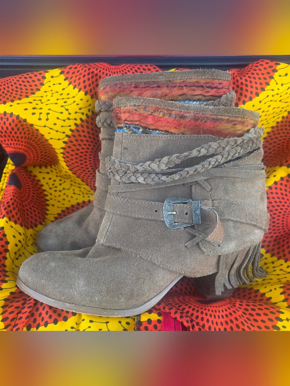 Naughty Monkey Ankle Boots Size 8